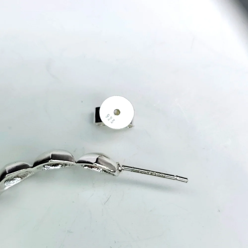 Legend Amrapali Regal Lavali Collection Sterling Silver Hoop Earrings NWT